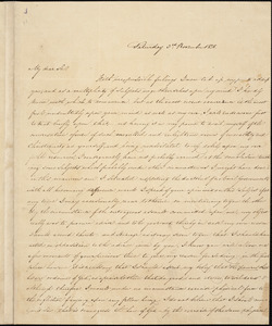 Letter from Augustus William Hanson to William Lloyd Garrison, 1838 November 3rd