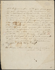 Letter from J. Washburn, Somerset, [Massachusetts], to William Lloyd Garrison, 1840 Feb[ruary] 27th
