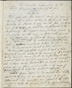 Letter from Boston Female Anti-slavery Society