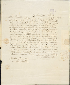 Letter from David Brent Price, 29 Farringdon Street, [London, England], to William Lloyd Garrison and Lucretia Mott