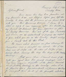 Letter from John Childs, Bungay, [England], to William Lloyd Garrison, 1840 July 5