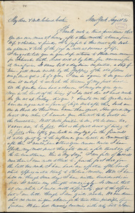 Letter from James C. Jackson, New York, [New York], to William Lloyd Garrison, [1840] August 21