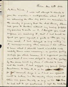 Letter from Charles Calistus Burleigh, Philadelphia, [Pennsylvania], to Anne Warren Weston, 1838 Dec[ember] 26
