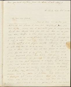 Letter from Sophia Davenport, St. Louis, [Missouri], to Caroline Weston, [1838] Sept[ember] 25