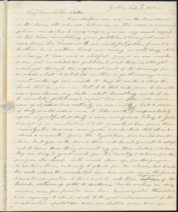Letter from Sarah C. Rugg, Groton, [Massachusetts], to Anne Warren Weston, [1838] Feb[ruary] 18