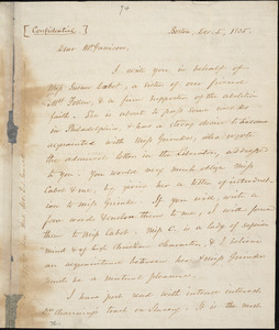 Letter from Ellis Gray Loring, Boston, [Massachusetts], to William Lloyd Garrison, 1835 Dec[ember] 5