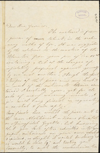 Letter from Rachel W. Stearns, Springfield, [Massachusetts], to William Lloyd Garrison, 1840 Dec[ember] 23d