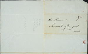 Letter from American Anti-Slavery Society, Boston, [Massachusetts], to Samuel May, 1845 July 25