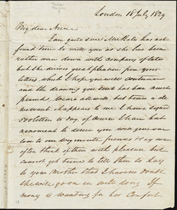 Letter from Joshua Bates, London, [England], to Maria Weston Chapman, 1837 Dec[ember] 4