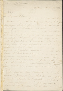 Letter from Harriet Beecher Stowe, Cabin, to William Lloyd Garrison, 1853 Dec[ember] 12