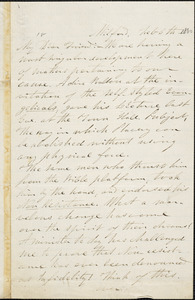 Letter from George Whittemore Stacy, Milford, [Massachusetts], to William Lloyd Garrison, 1860 Feb[ruary] 6th