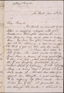 Letter from Maria Martineau, The Knoll, to Philip Pearsall Carpenter, William Lloyd Garrison, and Wendell Phillips, [18]60 June 14th