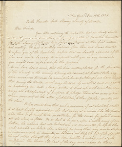 Letter from Abby Ann Cox, New York, [New York], to William Lloyd Garrison, 1836 Nov[ember] 19