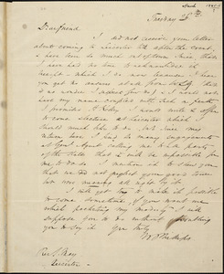 Letter from Wendell Phillips, [Boston, Massachusetts], to Samuel May, [1845 March] 26th