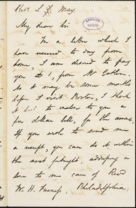 Letter from Russell Lant Carpenter, New York, [New York], to Samuel May, 1850 Feb[ruary] 14