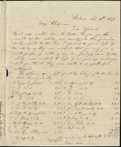 Letter from Lucretia Richardson, Andover, [Massachusetts], to Maria Weston Chapman, 1839 Nov[ember] 12
