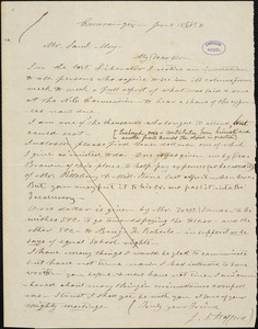 Letter from J.S. Stafford, Cummington, [Massachusetts], to Samuel May, 1850 June 18