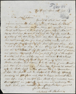 Letter from Melanie Ammidon Parker, Cambridge, [Massachusetts], to Maria Weston Chapman, 1839 April 23
