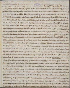 Letter from Charles Calistus Burleigh, Kingston, [Massachusetts], to Samuel May, [18]50 [June] 19