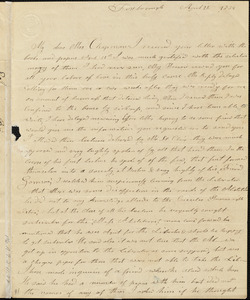 Letter from Experience Billings, Cambridge, [Massachusetts], to Maria Weston Chapman, 1839 April 22