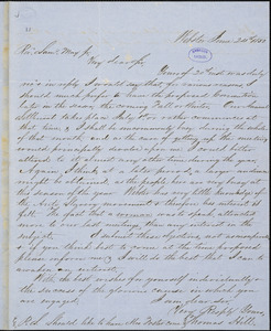 Letter from Thomas Hill, Webster, [Massachusetts], to Samuel May, 1850 June 24th