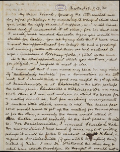 Letter from Charles Calistus Burleigh, Pawtucket, [Rhode Island], to Samuel May, [18]50 [July] 14