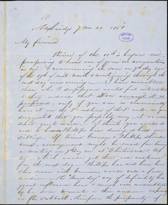 Letter from Enoch Hoag, Uxbridge, [Massachusetts], to Samuel May, 1850 July 20