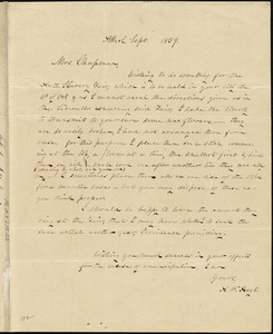 Letter from A.W. Hoyt, Athol, [Massachusetts], to Maria Weston Chapman, 1839 Sept[ember]