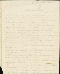 Letter from Deborah P. Palmer, Georgetown, [Massachusetts], to Anne Warren Weston, 1840 Jan[uary] 30