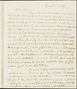 Letter from Mary E. Robbins, Lynn, [Massachusetts], to Anne Warren Weston, 1839 Jan[uary] 11