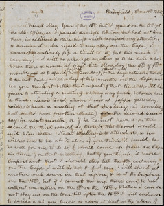 Letter from Charles Calistus Burleigh, Plainfield, [Connecticut], to Samuel May, 1850 [August] 19th