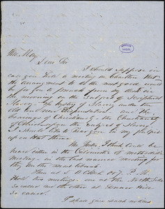 Letter from Aurin Bugbee, Charlton, [Massachusetts], to Samuel May, 1850 Sept[ember] 5