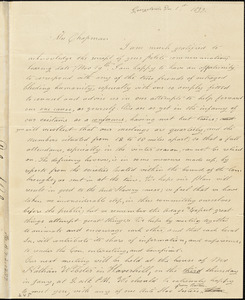 Letter from Deborah P. Palmer, Georgetown, [Massachusetts], to Maria Weston Chapman, 1839 Dec[ember] 1