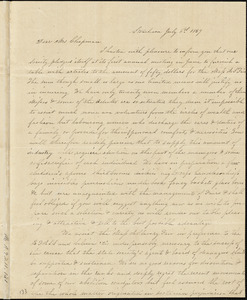Letter from Paulina Gerry, Stoneham, [Massachusetts], to Maria Weston Chapman, 1839 July 6