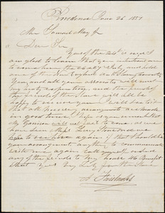 Letter from Asa Fairbanks, Providence, [Rhode Island], to Samuel May, 1851 June 26