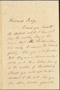 Letter from Edmund Quincy, Dedham Palace, [Massachusetts], to Samuel May, 1851 July 29