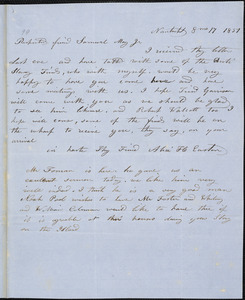 Letter from Alice H. Easton, Nantucket, [Massachusetts], to Samuel May, 1851 [August] 17