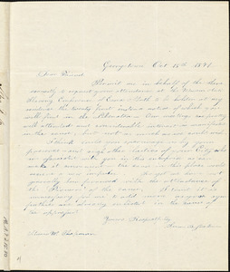 Letter from Susan B. Blackman, Georgetown, [Massachusetts], to Maria Weston Chapman, 1841 Oct[ober] 18