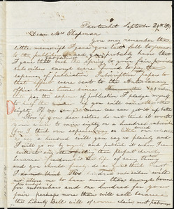 Letter from S.L. Little, Pawtucket, [Rhode Island], to Maria Weston Chapman, 1841 September 29