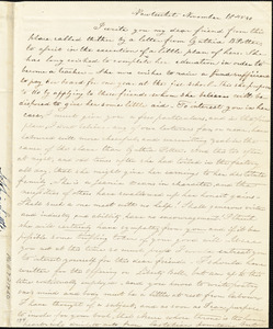 Letter from S.L. Little, Nantucket, [Massachusetts], to Maria Weston Chapman, 1840 November 18