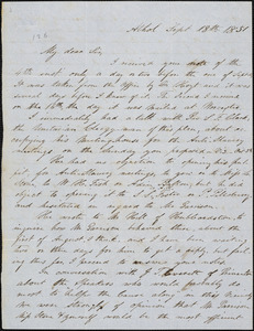 Letter from Henry Wadsworth Carter, Athol, [Massachusetts], to Samuel May, 1851 Sept[ember] 18th