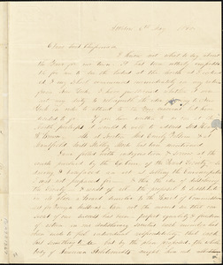 Letter from Lucinda Wilmarth, Attleboro, [Massachusetts], to Maria Weston Chapman, 1840 May 6