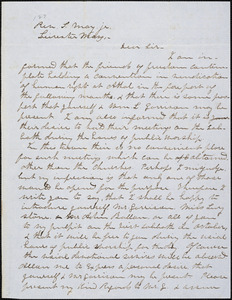 Letter from Samuel Fulton Clarke, Athol, [Massachusetts], to Samuel May, 1851 Sept[ember] 19