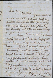 Letter from Samuel Fulton Clarke, Athol, [Massachusetts], to Samuel May, 1851 Sept[ember] 27