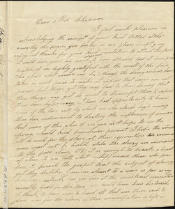 Letter from Betsey Newton to Maria Weston Chapman, [1840]