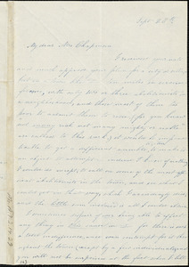 Letter from Eliza Pope to Maria Weston Chapman, [1840] Sept[ember] 28