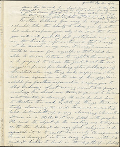 Letter from Sarah C. Rugg, Groton, [Massachusetts], to John Anderson Collins and Maria Weston Chapman, 1840 Sept[ember] 16