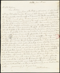Letter from M.C. Blanchard, Boston, [Massachusetts], to Maria Weston Chapman, 1840 June 12