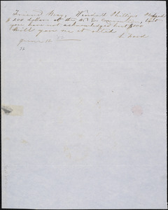 Letter from Lewis Ford to Samuel May, [1852] June 12