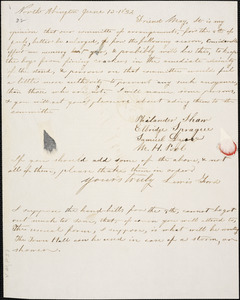 Letter from Lewis Ford, North Abington, [Massachusetts], to Samuel May, 1852 June 13